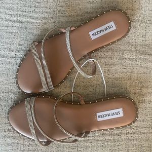 STEVE MADDEN Rhinestone Sandals